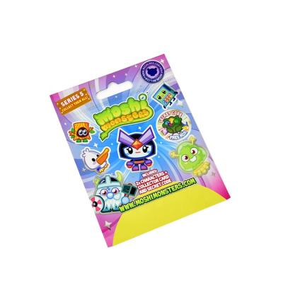 China One Stop Supply Custom Printed Toy Packaging Moisture Proof Bags 3 Side Seal Aluminum Foil Plastic Bags for sale