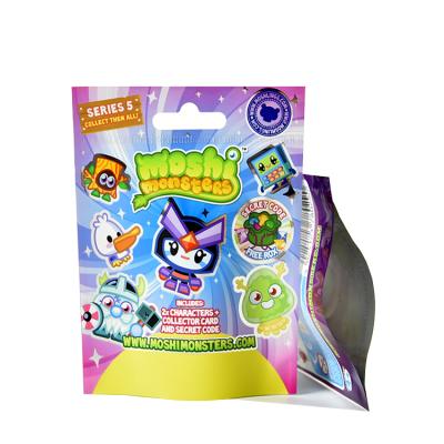 China Factory Direct High Quality Eco-friendly Pocket Toy Plastic Packaging Bags Moisture-proof 3 Side Sealed for sale