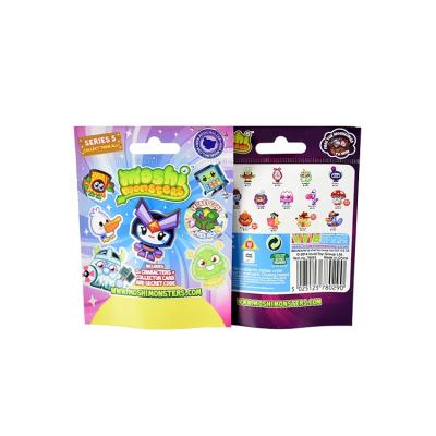 China Custom Wholesale Moisture Proof Seal 3 Side Seal Custom Seal Pouch Children Kids Toys Pouch Logo Packaging Bags For Toy for sale