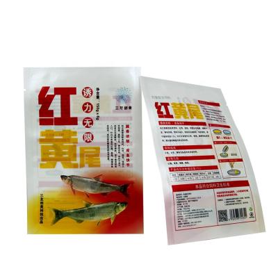 China Professional Moisture Proof Supplier Supply Laminated Plastic Bags Three Side Seal Fish Bait Pouch For Fish Lure for sale