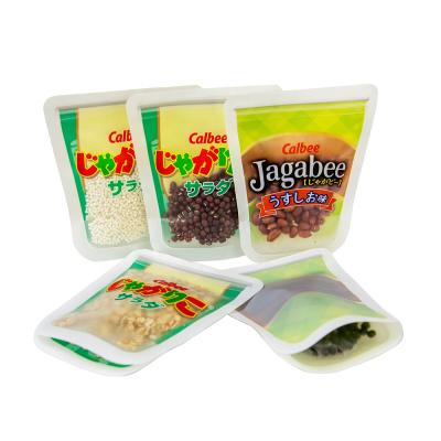 China Custom Manufacturers Heat Seal Plastic Packaging Pouch Moisture Proof Stand Up Shaped Bags With Zipper for sale