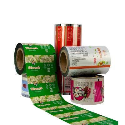 China Custom Size Moisture Proof Color Printed Food Packaging Printed Film Roll Plastic Packaging Materials For Food for sale