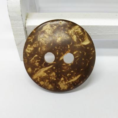 China Sustainable High Quality Factory Custom Brown Coat Coats Natural Coconut Shell Button for sale