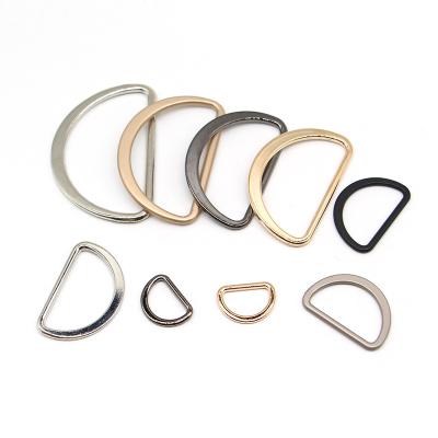 China Zinc Alloy Nickel Free Accessories D Ring Hanging Buckle D Type Buckle Luggage Hardware for sale