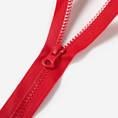 China Viable Wholesale Custom Zipper Racks Open End Bag Handbag Pull Zipper Factory Resin Factory Custom Jacket Zipper for sale