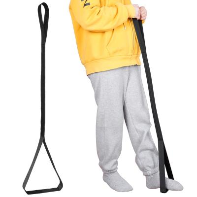 China wholesale Mobility-aid extra long leg lifter with big foot handle, 35-44 inch leg lifter strap for elderly people for sale