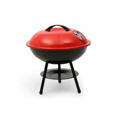 China Easily Assembled China Mini Portable Outdoor Stainless Steel Charcoal Barbecue BBQ Kettle Indoor Grill for sale