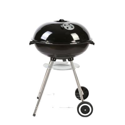 China Easily Assembled 18 Inch Black Color Backyard Garden Barbecue Charcoal Kettle Outdoor Grill for sale