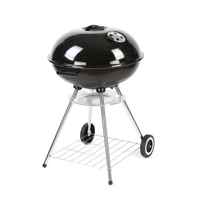 China Easily Assembled Russian Cart Smokeless BBQ Outdoor Kettle Shaped Portable BBQ Charcoal Grill for sale