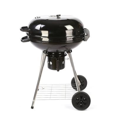 China Large 22 Inch Easily Assembled Outdoor Cooking BBQ Kettle Charcoal Grill With Cart for sale