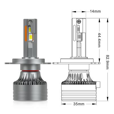 중국 2010-2011년 G16 슈퍼 파워 6000K 12V 캔버스 48000Lm H4 H8 9005 팬과 함께 자동차 LED 헤드라이트 판매용