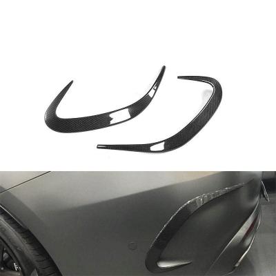 China Carbon Fiber Rear Bumper Canards Splitters Vents for Mercedes Benz C217 S500 S63 S65 AMG for sale