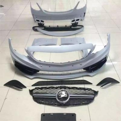 China Kit de cuerpo de estilo para Mercedes W205 Clase C Frente parachoques traseros parachoques Fenders faldas laterales en venta