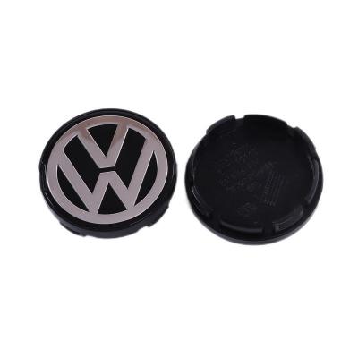 China Custom Zwart Blauw 68Mm 56Mm Auto Wiel Centrum Cover Voor Volkswagen Plastic Decoratie Te koop