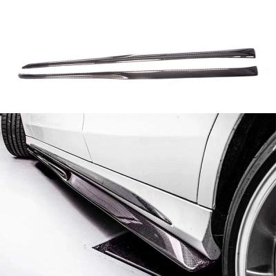 Κίνα 2013-2021 Αυτοκινητοκίνητο Carbon Fiber Side Skirt Λιπάκι για Mercedes Benz W205 C205 Sport Psm Στυλ προς πώληση