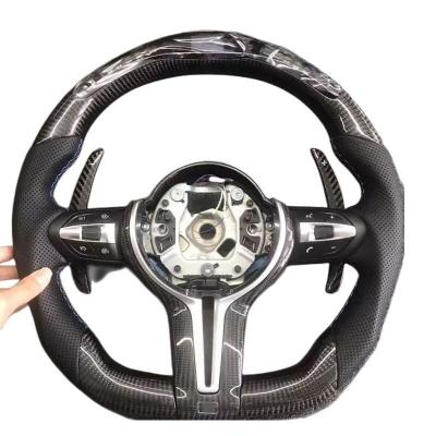 China Custom Carbon Fiber M Sport Steering Wheel For BMW F30 Enhance Your Driving Experience for sale