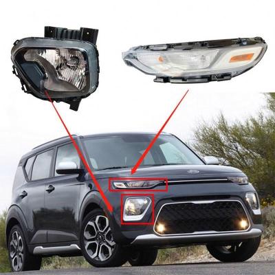 China SK3 SOUL III Cargo Car Headlamps Led Headlight Fog Lamp Cover for Kia Soul 2020 for sale