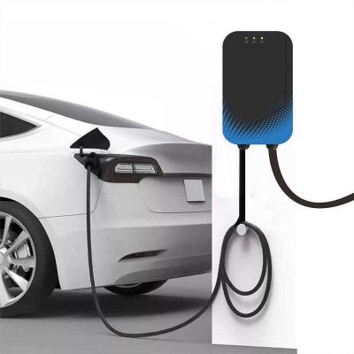 China 7 kW Smart Car Charging Equipment Elektrisch voertuig Fast Ac Ev Charger Station en Top- Te koop