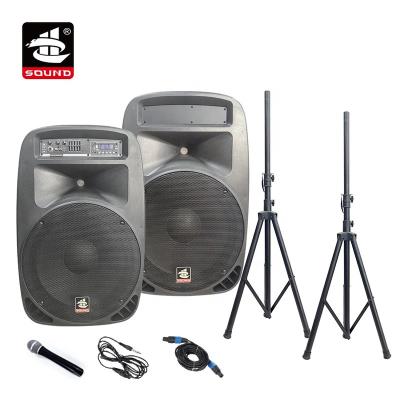 China 6015XBT yes COMBINED 15 inch audio sound system professional speaker music equipment active speaker combo for sale