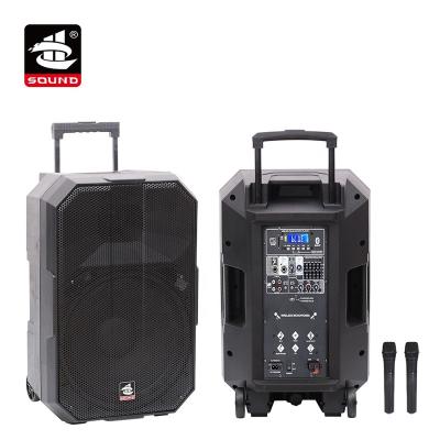 China Disco\Bar\Club\Home PS-7315BT-50 Cheap 15 Inches Party Best Use Wireless Trolley Rechargeable Portable Speaker for sale