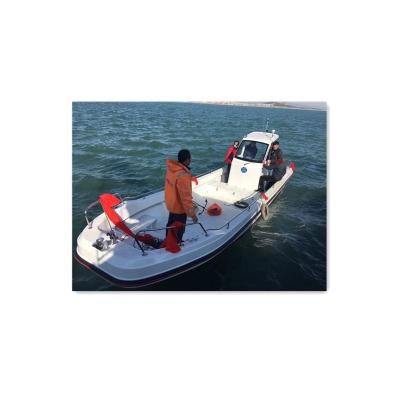 China Fiberglass Grandsea 8 Meter Wasen Panga Boat Hull Cheap Pleasure Fishing Boat For Sale for sale