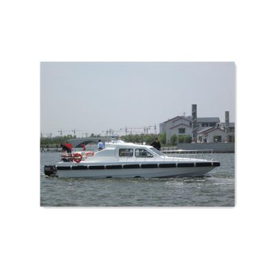 China FRP 12.45m High Speed ​​Military Patrol Boats For Sale, Speedboat With Outboard Thruster, Ambulance Boat for sale