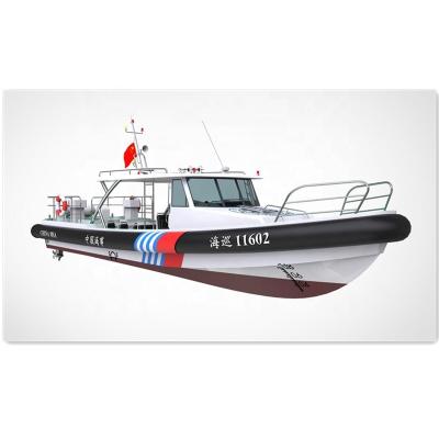 China Grandsea 40ft aluminum coast guard super speed cruiser for sale for sale