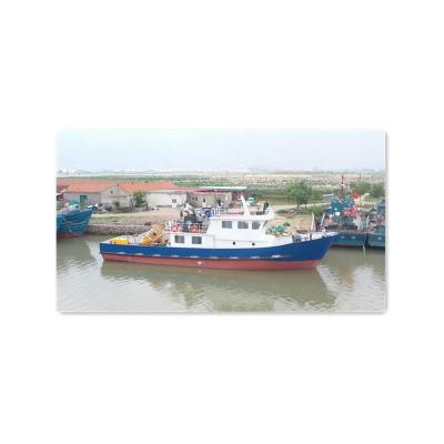 China Grandsea 24m Steel Material Multi Function Survey Steel Work Boat With Crane And Anchor Lift for sale