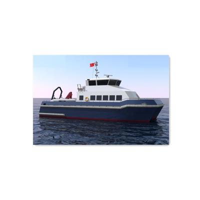 China 22m Aluminum Grandsea Fiberglass Boat / Fiberglass Survey Catamaran For Sale for sale