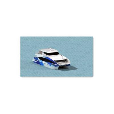 China Aluminum Material Passenger Boat Grandsea 100 Pax Catamaran Passenger Boat For Sale for sale