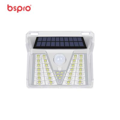 China Bspro Motion Sensor Smart Night LED Wall Mounted Lamp Garden Outdoor Solar Motion Sensor Lights for sale