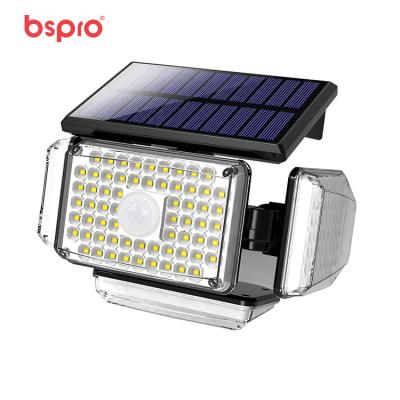 China Bspro Outdoor Waterproof Motion Sensor Waterproof Garden LED Wall Solar Security Light for sale