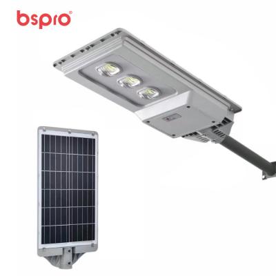 China Garden/Outdoor Area/Walkway Roa/Path/Park Lights Manufacturer Bspro High Lumen Waterproof IP65 Power Outdoor Smart Road Lamp All In One 500w Led Solar Street Light for sale