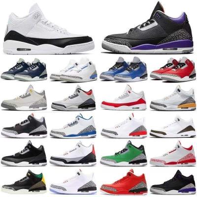 China Air 3 aj3 Sports Active Classic Retro Cushion Comfort Sneakers Leather Basketball Shoes for sale