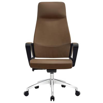 China Factory Price Executive Ergonomic Rotating Leather (Height) Adjustable Computer Office Chairs for sale