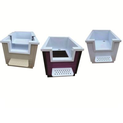 China Plastic Pet Dog Grooming Bathtub Sustainable Bath Tub Plastic Bath Spa for sale