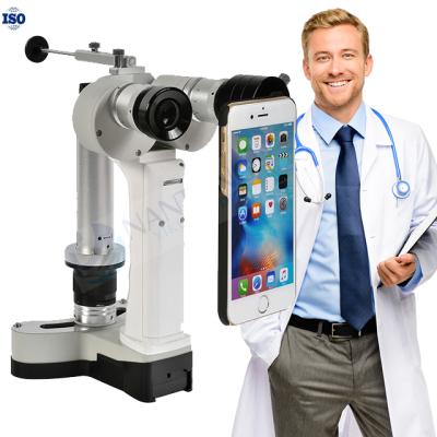 China Anterior Eye Examination China Ophthalmic Portable Optical Lamp Biomicroscope Hand Held Split Prices for sale