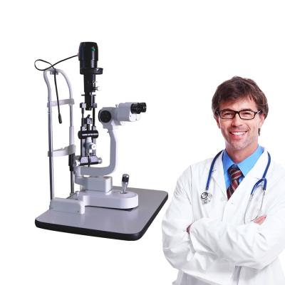 China Metal Optical Instrument Slit Lamp Microscope Ophthalmology Eye Test Slit Lamp for sale