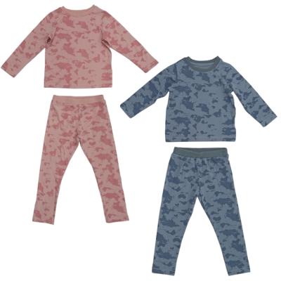 China Manufacturer Water Printing Girls Pajamas Two Piece Pajamas Girls Two Piece Pajamas for sale