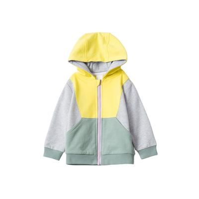 China Autumn and winter of the new 2021 children's clothing coat boys' clothing wholesale mosaic contrast fabric for sale