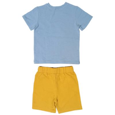 China Boys Casual Clothes Sets Clothing Short Sleeve Tops + Shorts Summer Kids Clothing Boy 100% Cotton Short Sleeve Suit for sale