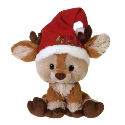 China Wholesale Plush Christmas Animals Deer Moose Plush Soft Stuffed Reindeer Toys for sale