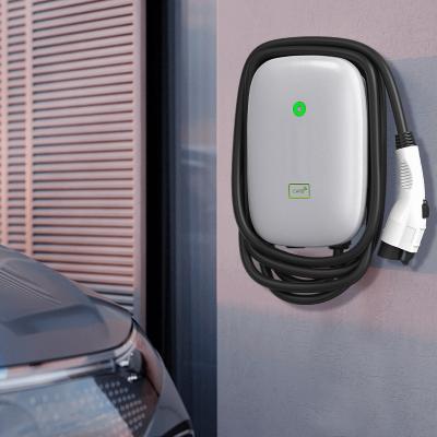 China Concise Smooth Design Customization 48A AC Car Charging Station Supplier Housing EV Charger For Home for sale