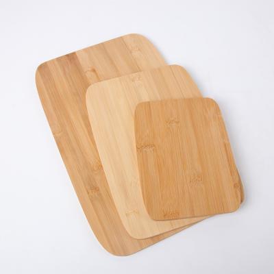 China Sustainable Premium Bamboo Cutting Board Set Of 3 - Eco - Friendly Bamboo Choppers for sale