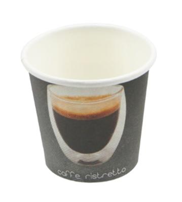 China Hot Selling Custom High Quality Biodegradable Biodegradable Milk Tea Disposable Paper Cups For Drinkware for sale