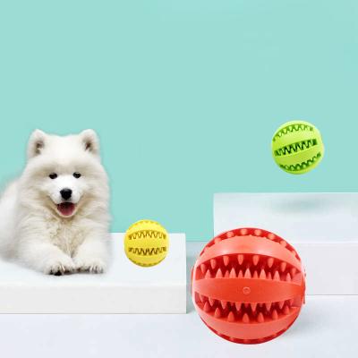 China Watermelon Viable Molar 96-14 Pet Food Puzzle Bite Ball Chew Dog Interactive Hiding Toy for sale