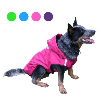 China 1115-15 Sustainable Thoughtful Dog Raincoat Outdoor Pet Customized Large Comfortable Waterproof Raincoat for sale