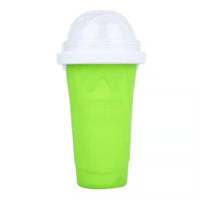 China 96-6 Sustainable Eco-friendly Plastic Ice Cream Cup With Lid Food Grade Silicone Maker Diy Smoothie Cup Soggy Pinch Cups for sale