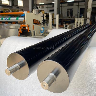 China Factory OEM Black Anodized Aluminum Roller Aluminum Roller Cylinders For Wide Format Digital Printers for sale