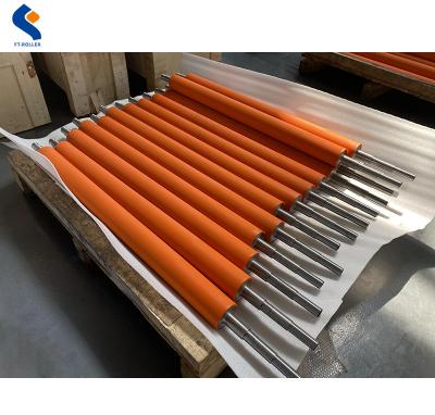 China Factory Wholesale Polyurethane Rubber Roller For Industry Conveyor Roller for sale